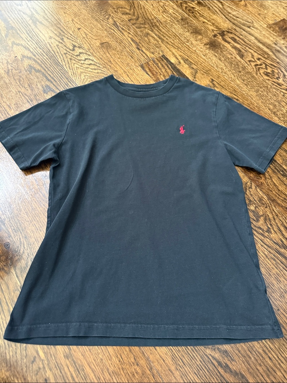 Polo by Ralph Lauren Black Short-Sleeve Tee with Red Pony